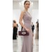 Evening Bag - Satin w/ Rhinestone Knot Accent Charm - BG-90790PU